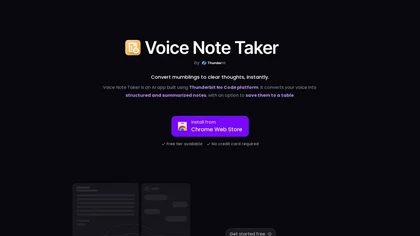 Voice Note Taker